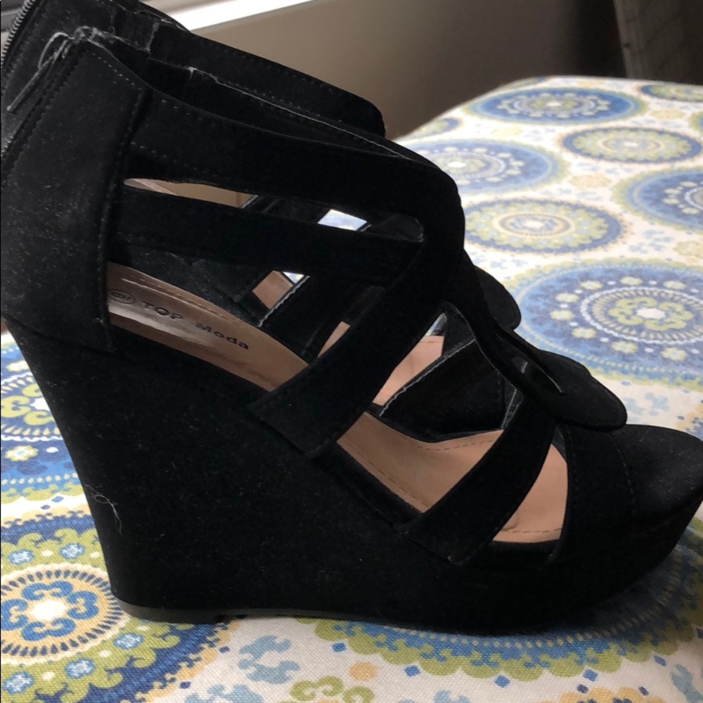 Top Moda wedges - Picture 2 of 3